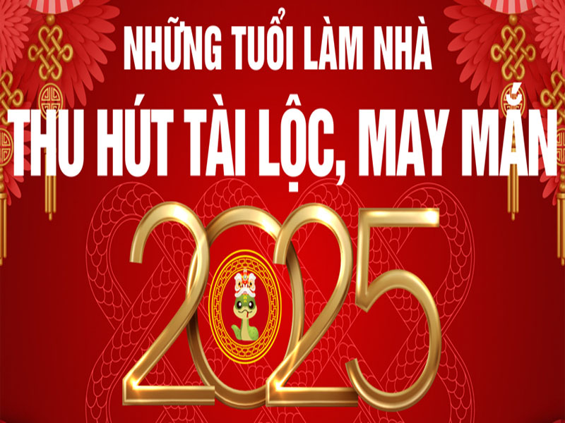 Năm 2025 tuổi nào làm nhà đẹp nhất để thu hút May mắn - Tài lộc
